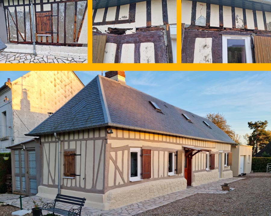 Exemple de rénovation de boiseries