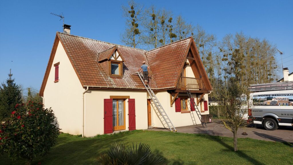 Demoussage toiture